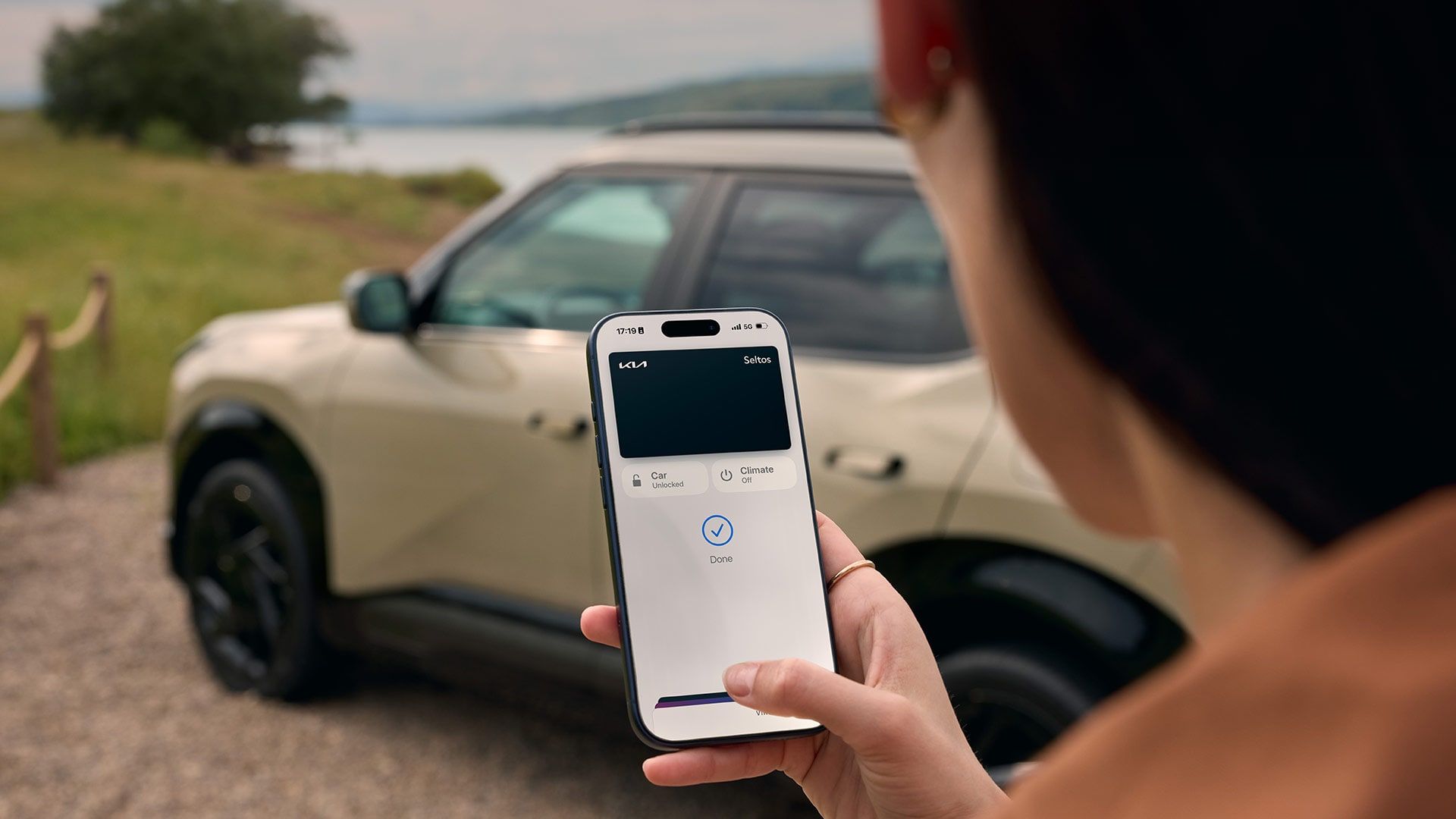 Schlüsselloser Zugang mit Kia Digital Key 2.0.⁴